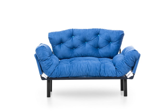 Atelier Del Sofa Nitta - Sofá-Cama de 2 Plazas Azul